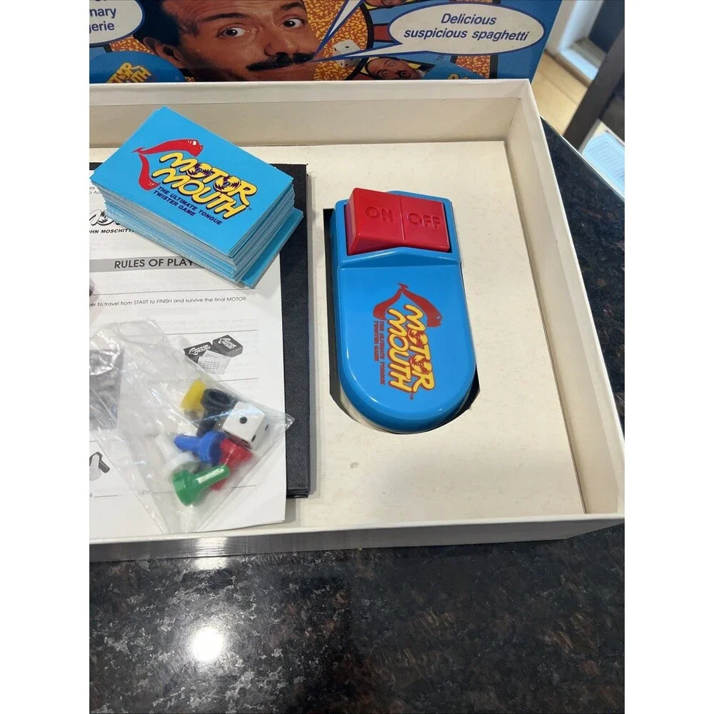 Vintage 1990 Motor Mouth Game Complete Ships Free